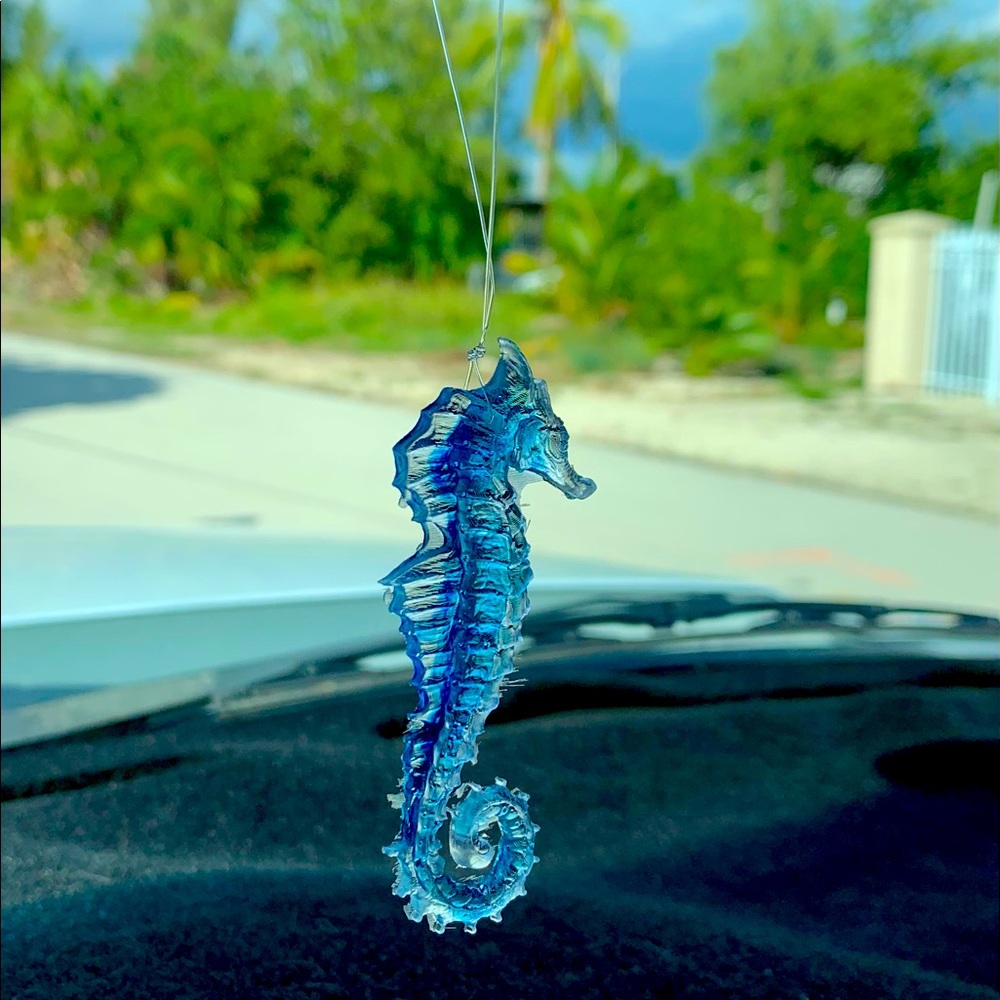 Seahorse Car Mirror Charm